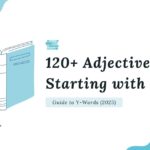 adjectives-starting-with-y